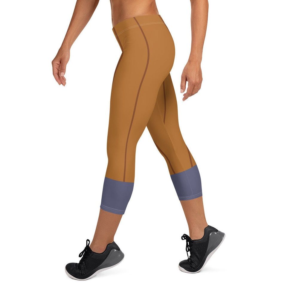 Hercules Running Costume Capri Leggings
