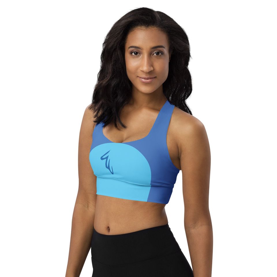 Lovable Alien Experiment Running Costume Longline Sports Bra