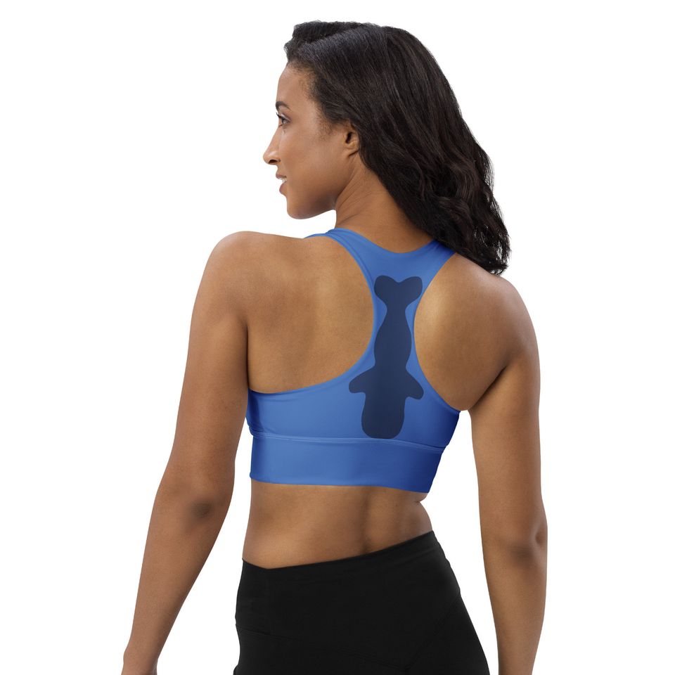 Lovable Alien Experiment Running Costume Longline Sports Bra