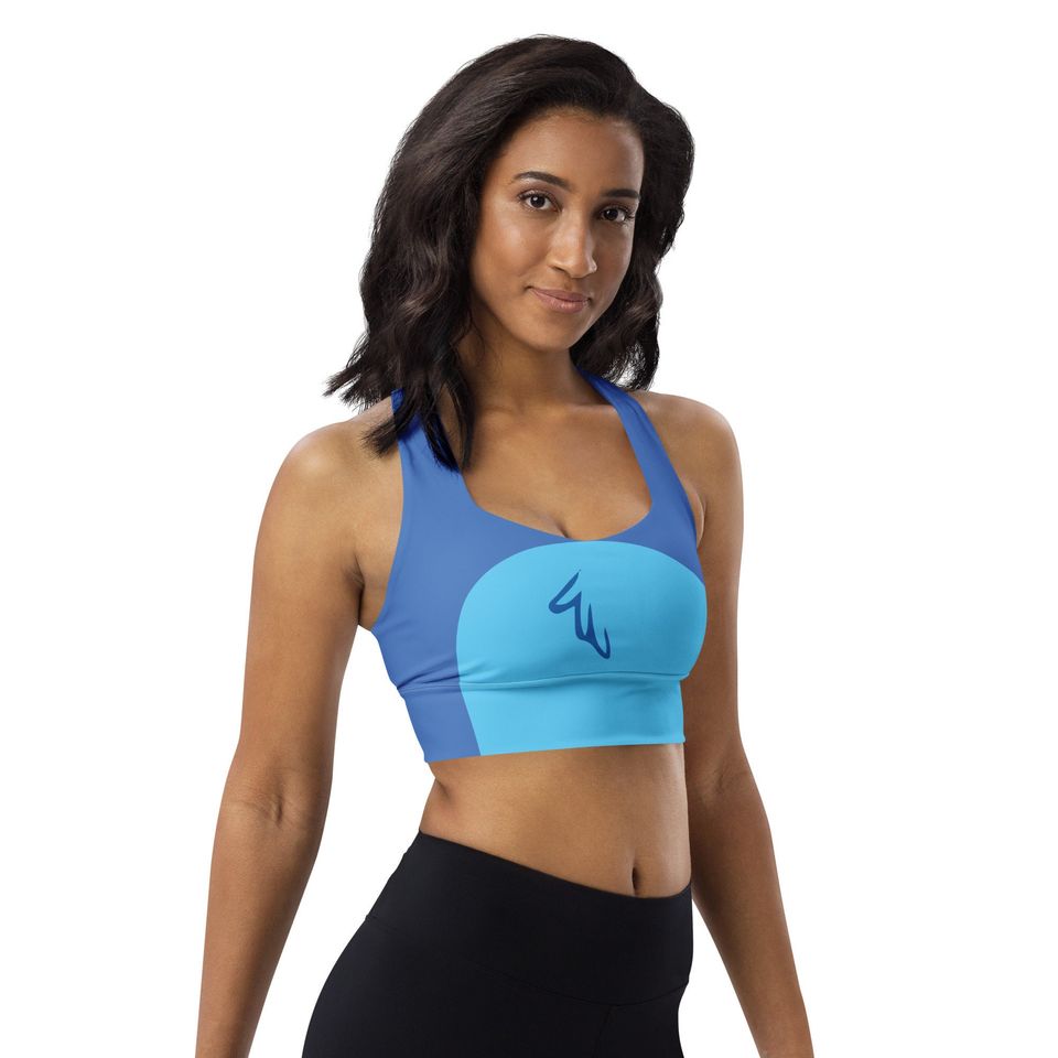 Lovable Alien Experiment Running Costume Longline Sports Bra