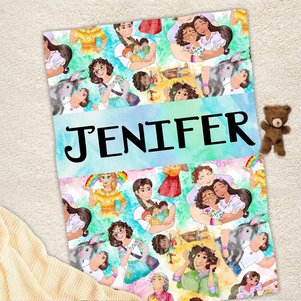Personalized Disney Encanto Fleece Blanket