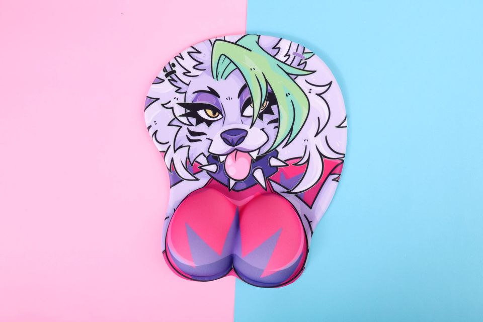 FNAF Roxy 3D Mousepad | 10 Inch 3D Mousepad with Wrist Support