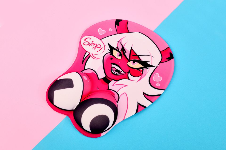 Helluva Boss Verosika 3D Mousepad | 10 Inch 3D Mousepad with Wrist Support