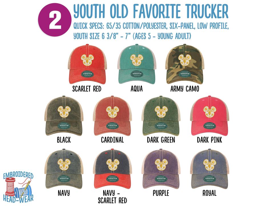 Disney Small World Clock Ears Embroidered Cap | It's a Small World Clock Embroidered Cap