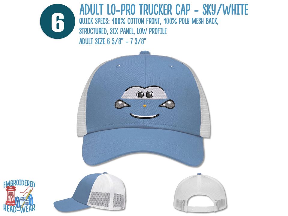 Sally Carrera Face Embroidered Cap