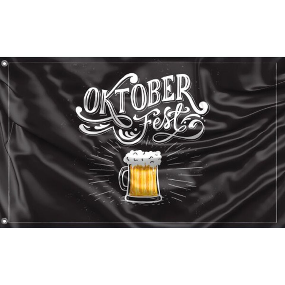 Oktoberfest Flag III Unique Print