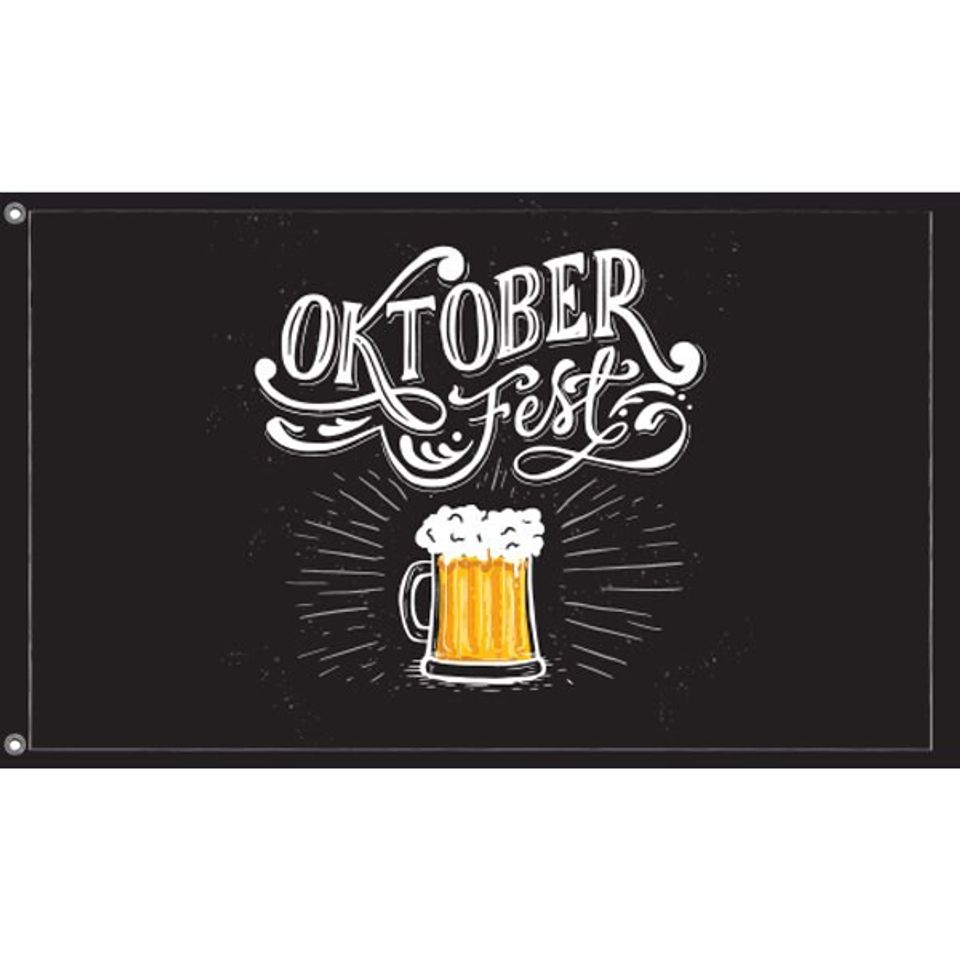 Oktoberfest Flag III Unique Print
