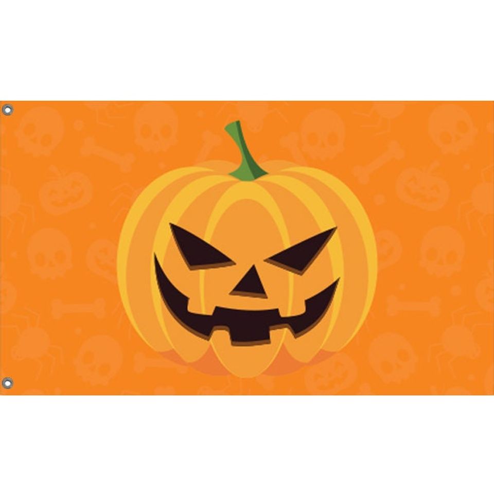 Crazy Pumpkin Orange Flag