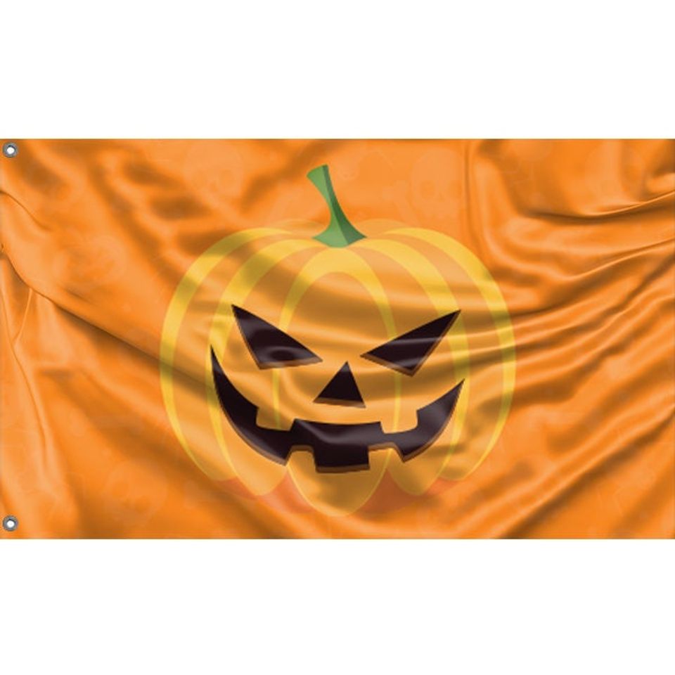 Crazy Pumpkin Orange Flag