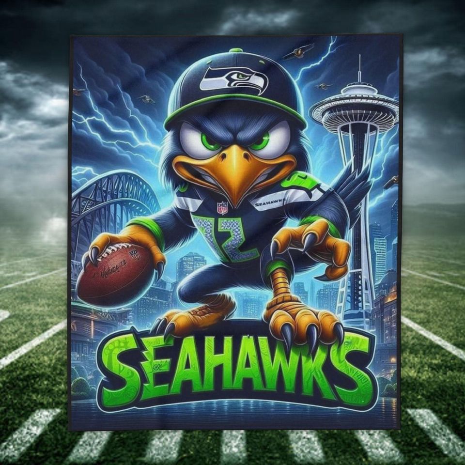 football Seahawks Arctic Fleece Blanket