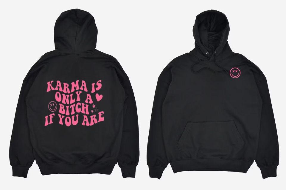 Karma Graphic Hoodie