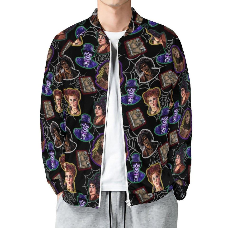 Hocus Pocus Zip-Up Jacket | Hocus Pocus Jacket | Hocus Pocus Scrub Jacket | Disney Parks Jacket | Disney Nurse Jacket | Disney Scrub Jacket