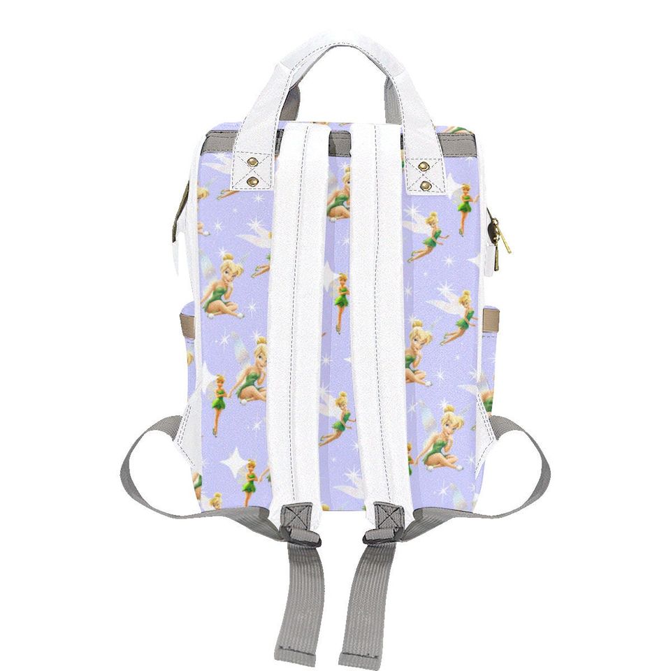 Tinker Bell Diaper Bag Backpack | Tinker Bell Backpack | Peter Pan Backpack | Disney Diaper Bag | Disney Backpack | Disney Diaper Backpack