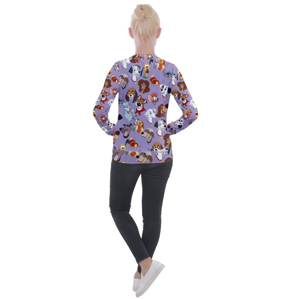 Disney Dogs Jacket | Disney Dogs Zip-up Jacket | Disney Scrub Jacket