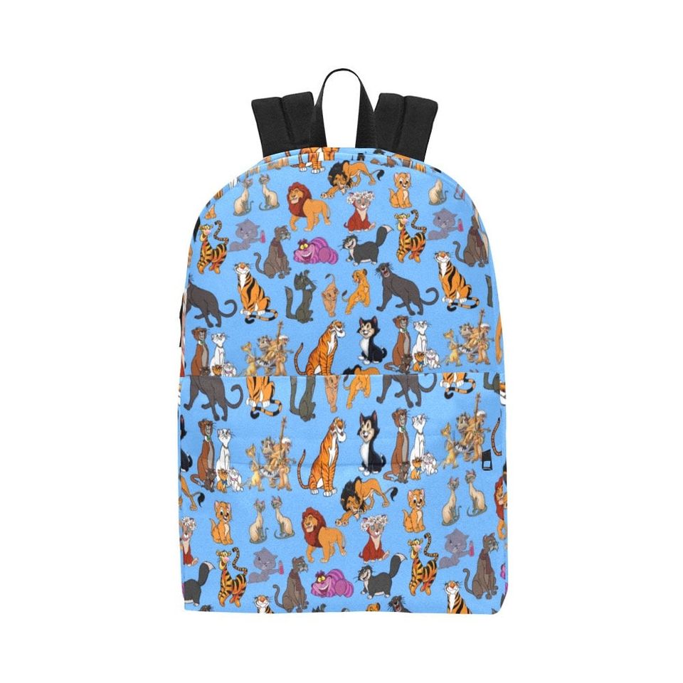 Disney Cats Backpack | Disney Cats Book Bag | Cats Backpack | Disney Backpack | Disneyland Backpack | Disney Bag | Disney World Backpack