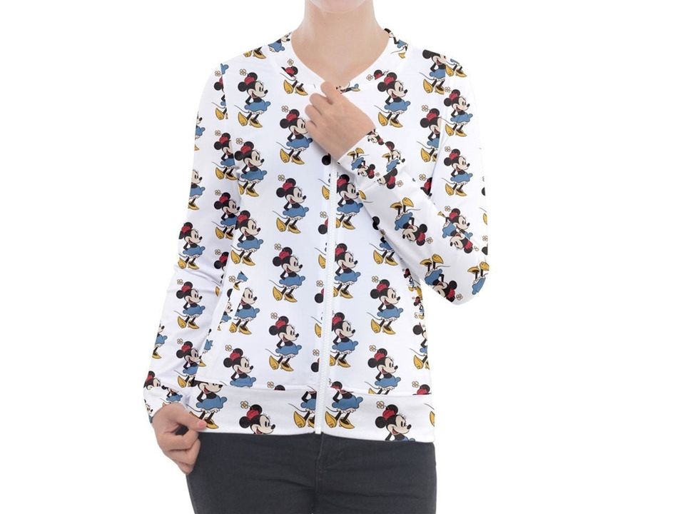 Minnie Mouse Light Jacket | Minnie Mouse Zip-up Jacket