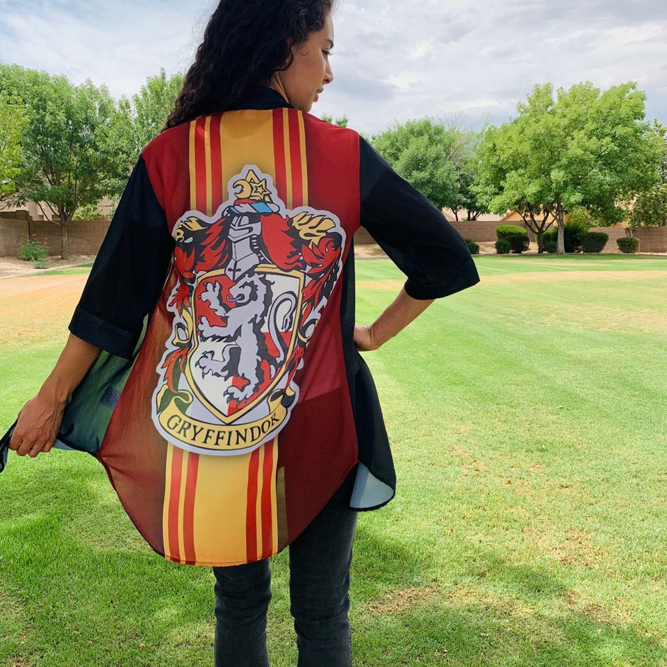 Wizard's Chiffon Kimono | Wizard's Kimono | Kimono | Beach Kimono | Witch Kimono |