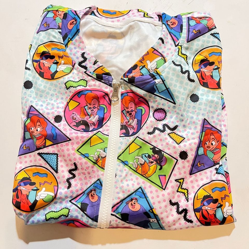 A Goofy Movie Zip Up Jacket | 90s Disney Jacket | Nurse Jacket