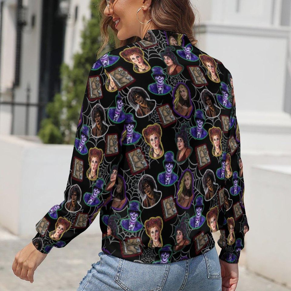 Hocus Pocus Zip-Up Jacket | Hocus Pocus Jacket | Hocus Pocus Scrub Jacket | Disney Parks Jacket | Disney Nurse Jacket | Disney Scrub Jacket