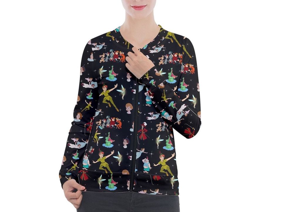 Peter Pan Jacket | Peter Pan Zip-up Jacket | Disney Nurse Jacket