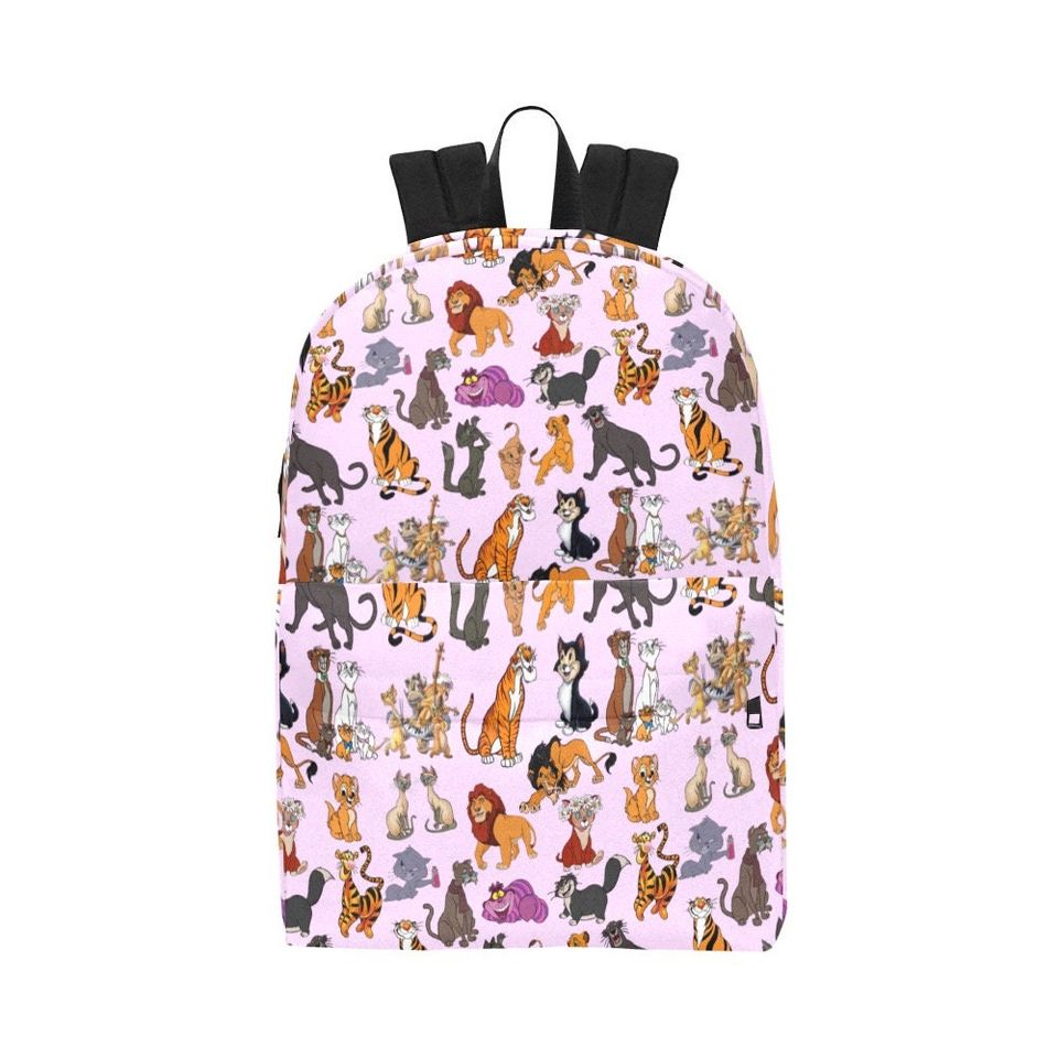 Disney Cats Backpack | Disney Cats Book Bag | Cats Backpack | Disney Backpack | Disneyland Backpack | Disney Bag | Disney World Backpack