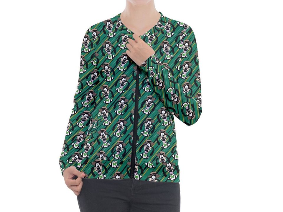 Dapper Goofy Zip Up Jacket | Goofy Jacket | Disney Nurse Jacket