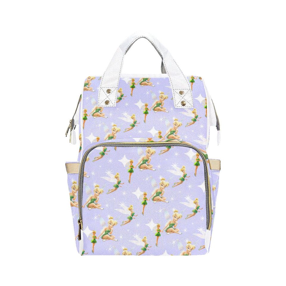 Tinker Bell Diaper Bag Backpack | Tinker Bell Backpack | Peter Pan Backpack | Disney Diaper Bag | Disney Backpack | Disney Diaper Backpack