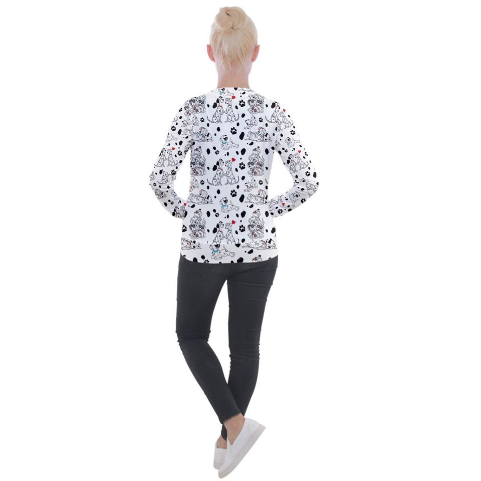 101 Dalmatians Jacket | Dalmatians Zip-up Jacket | Disney Nurse Jacket