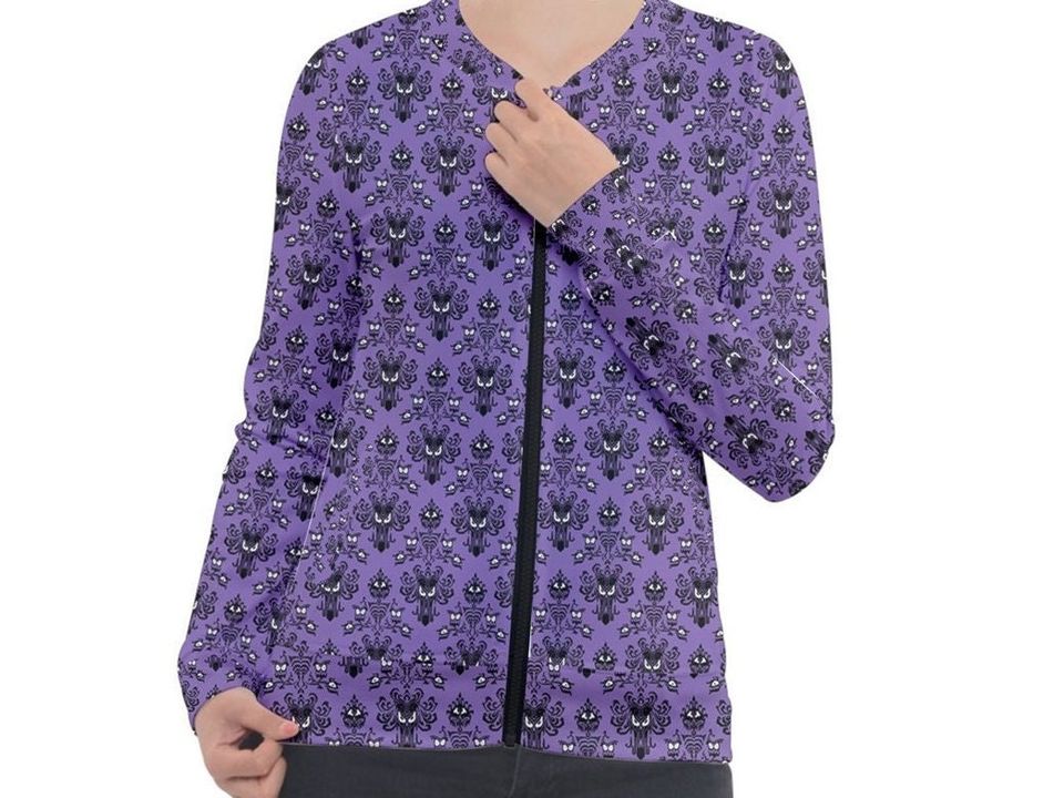 Original Haunted Mansion Wallpaper Jacket Jacket | Disney Scrub Jacket