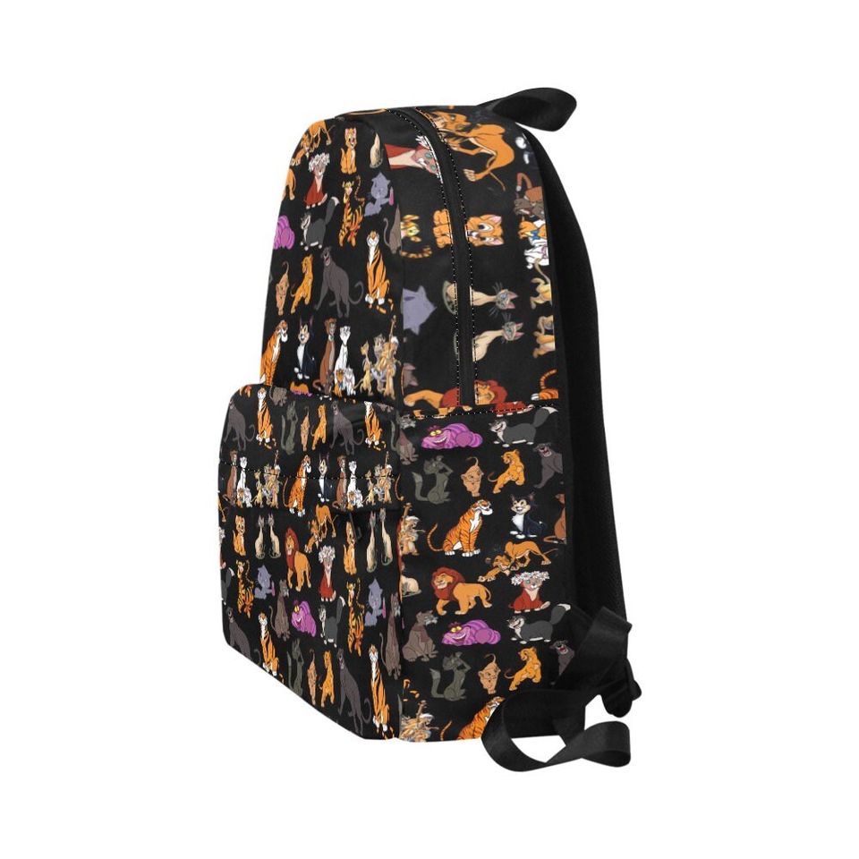 Disney Cats Backpack | Disney Cats Book Bag | Cats Backpack | Disney Backpack | Disneyland Backpack | Disney Bag | Disney World Backpack