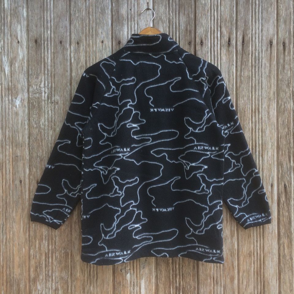 Rare!! Airwalk Fleece Jacket Nice Design Unisex small size