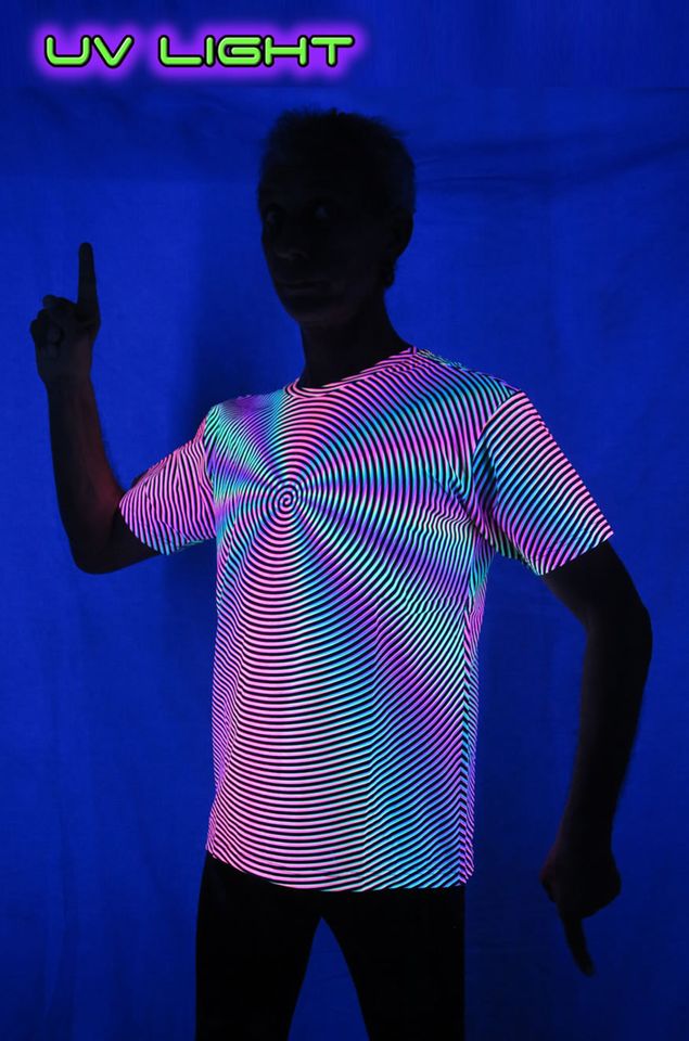 Psychedelic Headspin Goa clothing Psy Trance estival T shirt 3D