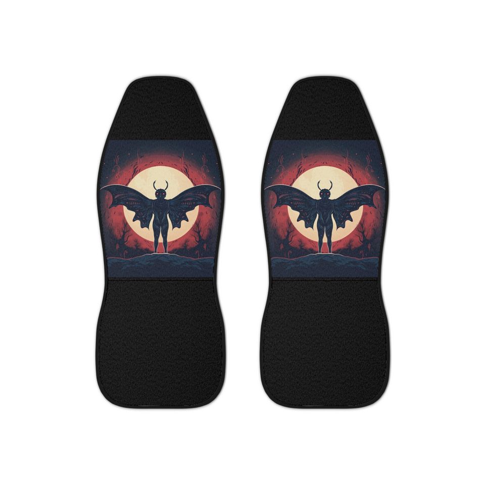 Mothman Car Seat Covers Car Accessories Universal Cryptid Cryptidcore