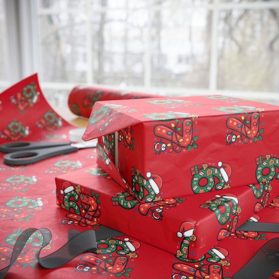 Festive Christmas 67 Wrapping Paper