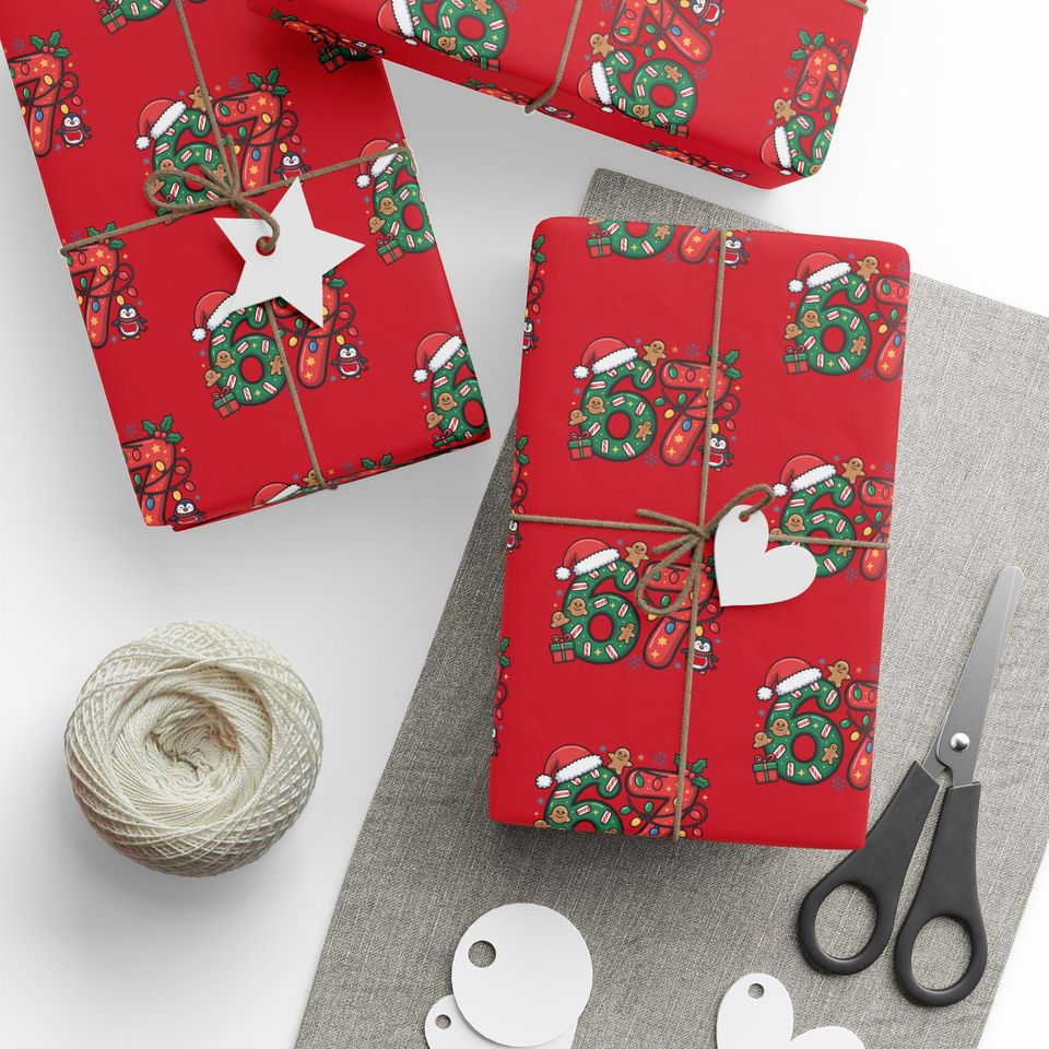 Festive Christmas 67 Wrapping Paper