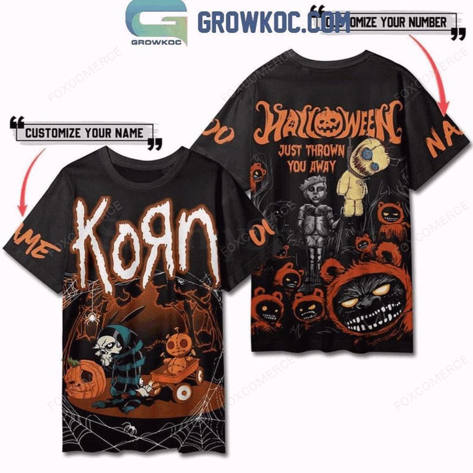 Korn Just Thrown Away Halloween 3D Shirt