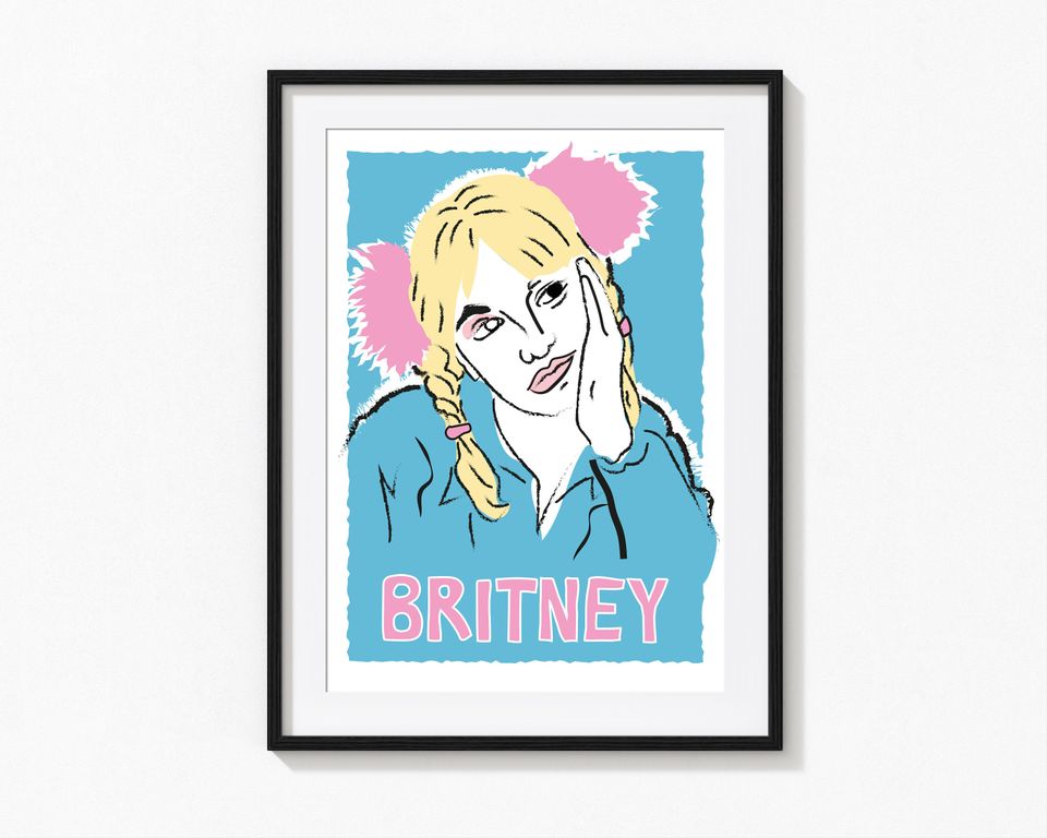 Britney Spears / Screen print / A4 Limited poster!