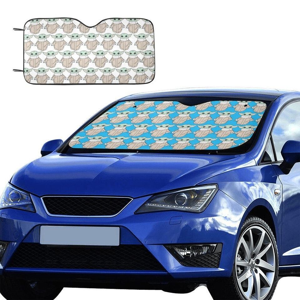 Mandalorian & Grogu Car Sun Shade