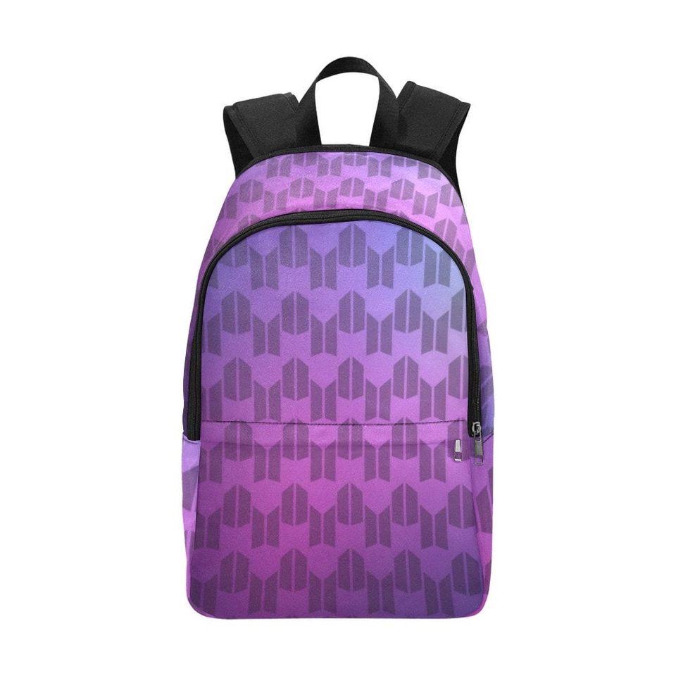 Personalized BTS & ARMY Logo Backpack - K-Pop Inspired - Add Name or Text - Purple