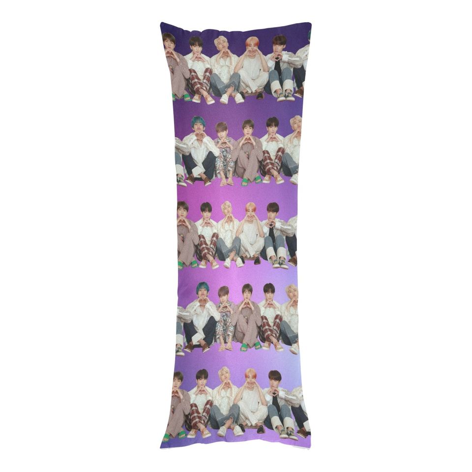 BTS Stripes Body Pillow Case - Bedroom Home Decor - Cover Only