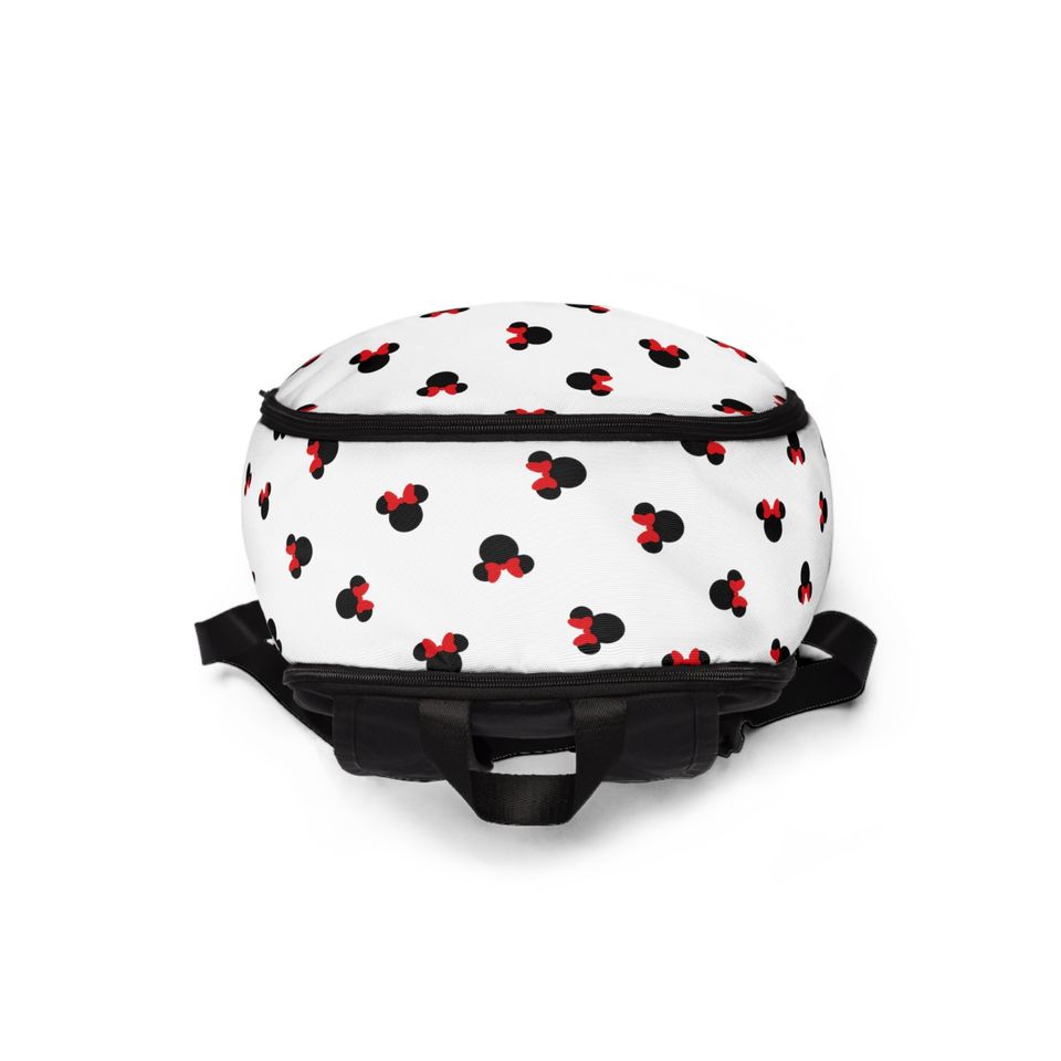 Disney Inspired Minnie Mouse Fabric Backpack, Back To School Gift