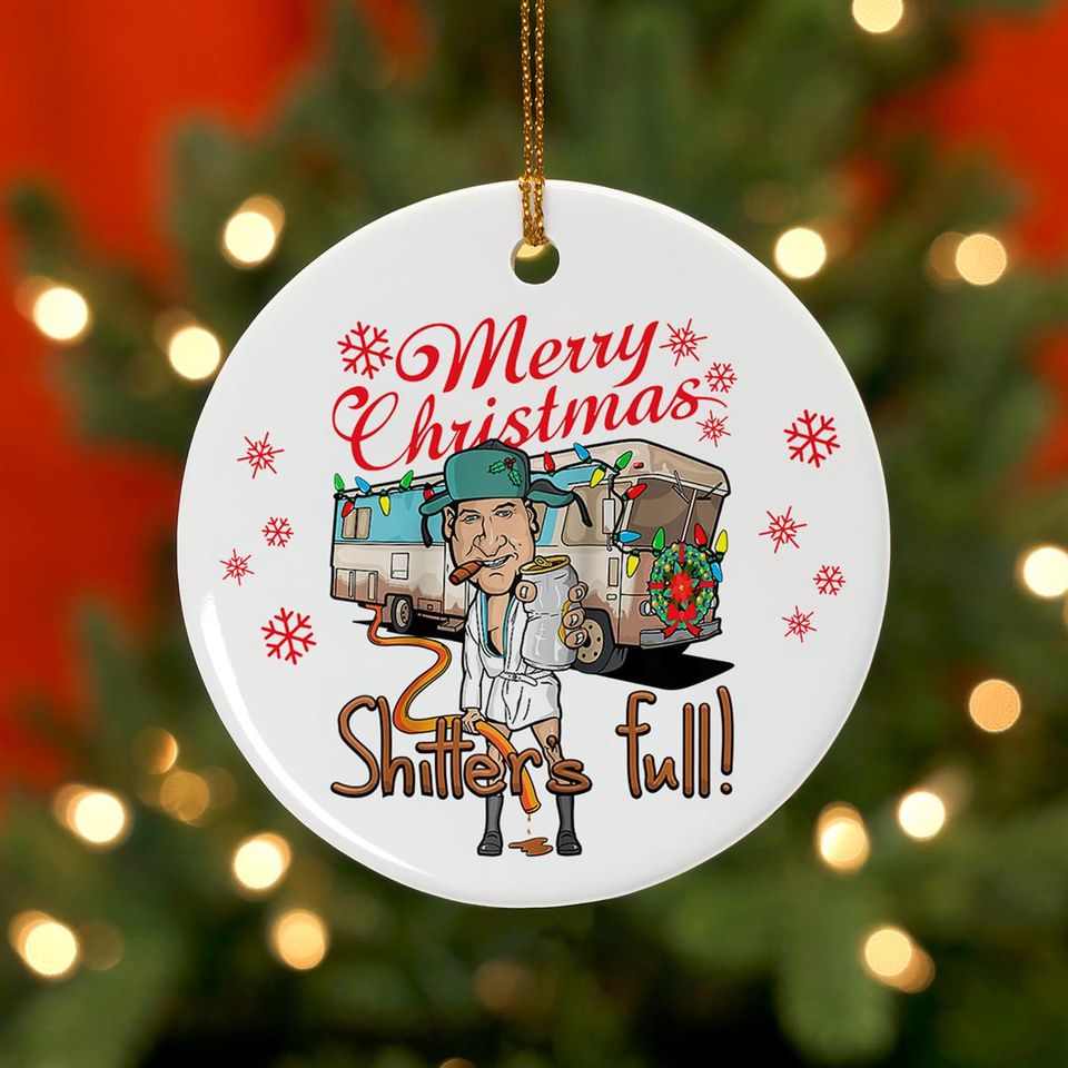 Christmas Vacation Ceramic Ornament