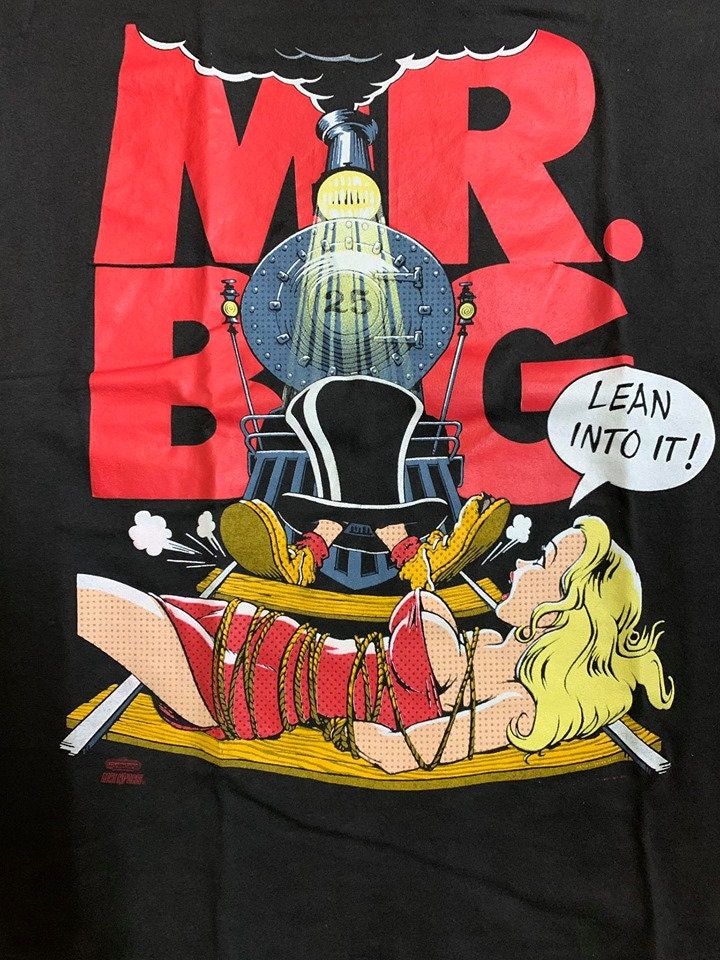 Mr. Big Lean into it world tour 91 T Shirt