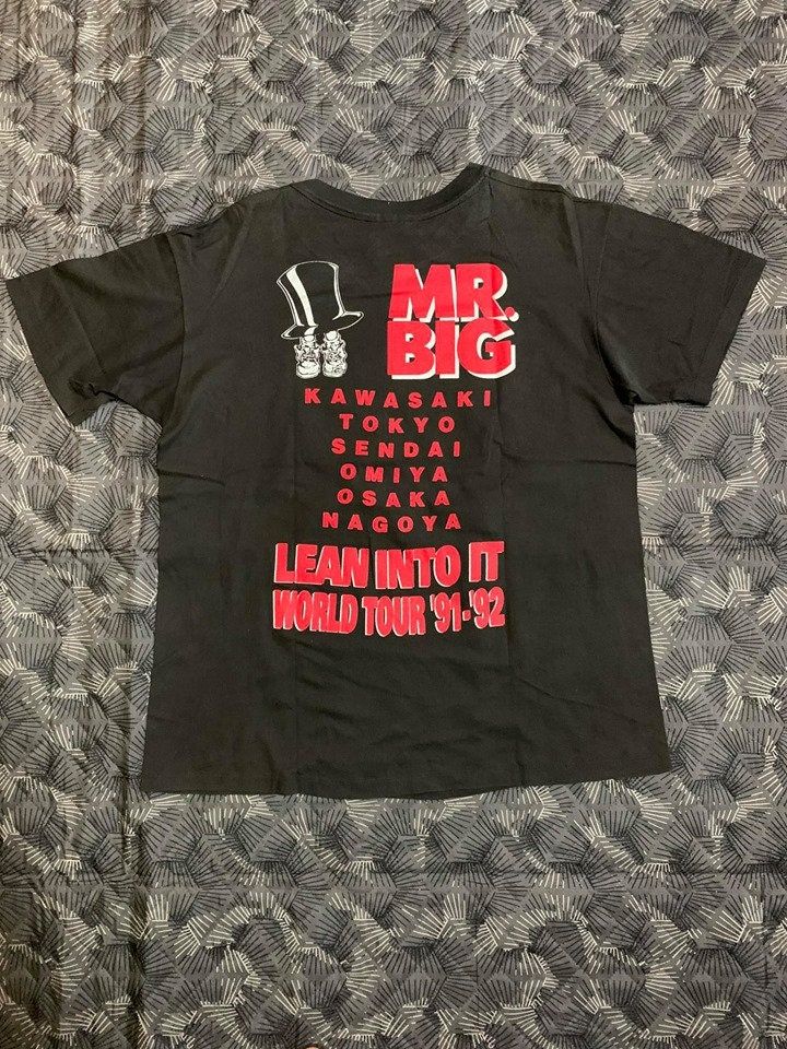 Mr. Big Lean into it world tour 91 T Shirt