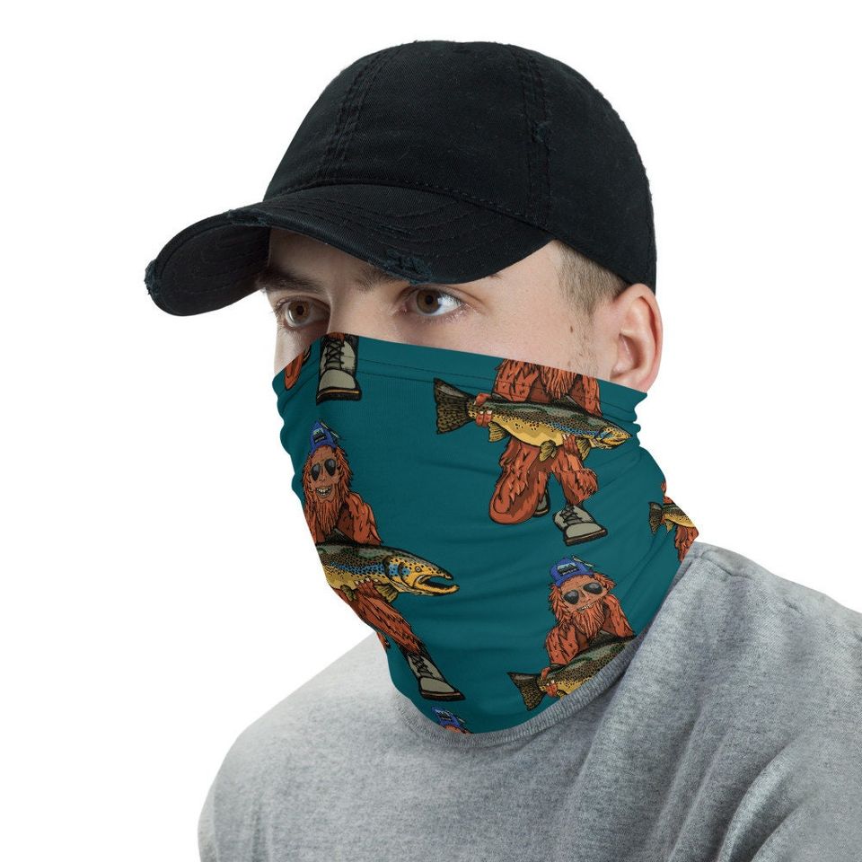Neck Gaiter - Trout Huntin' Squatch