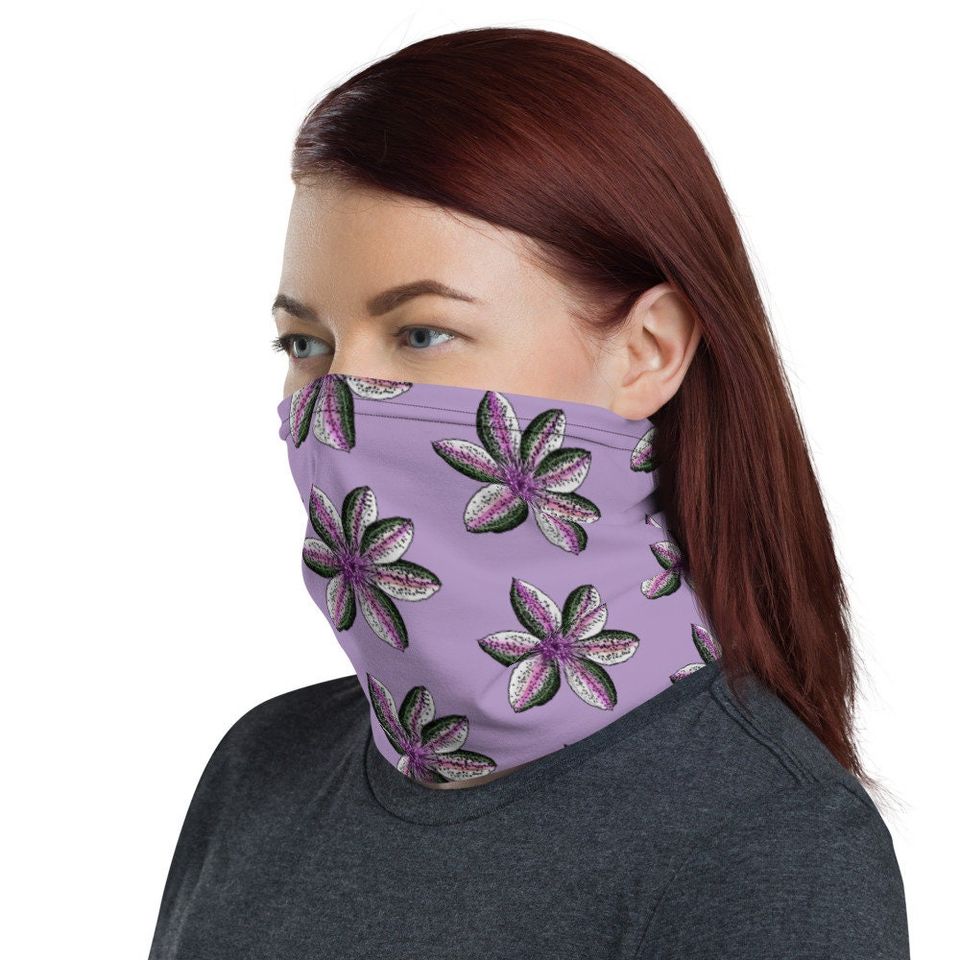 Rainbow Trout Flower - Neck Gaiter
