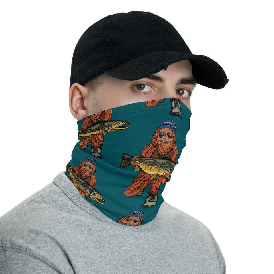 Neck Gaiter - Trout Huntin' Squatch