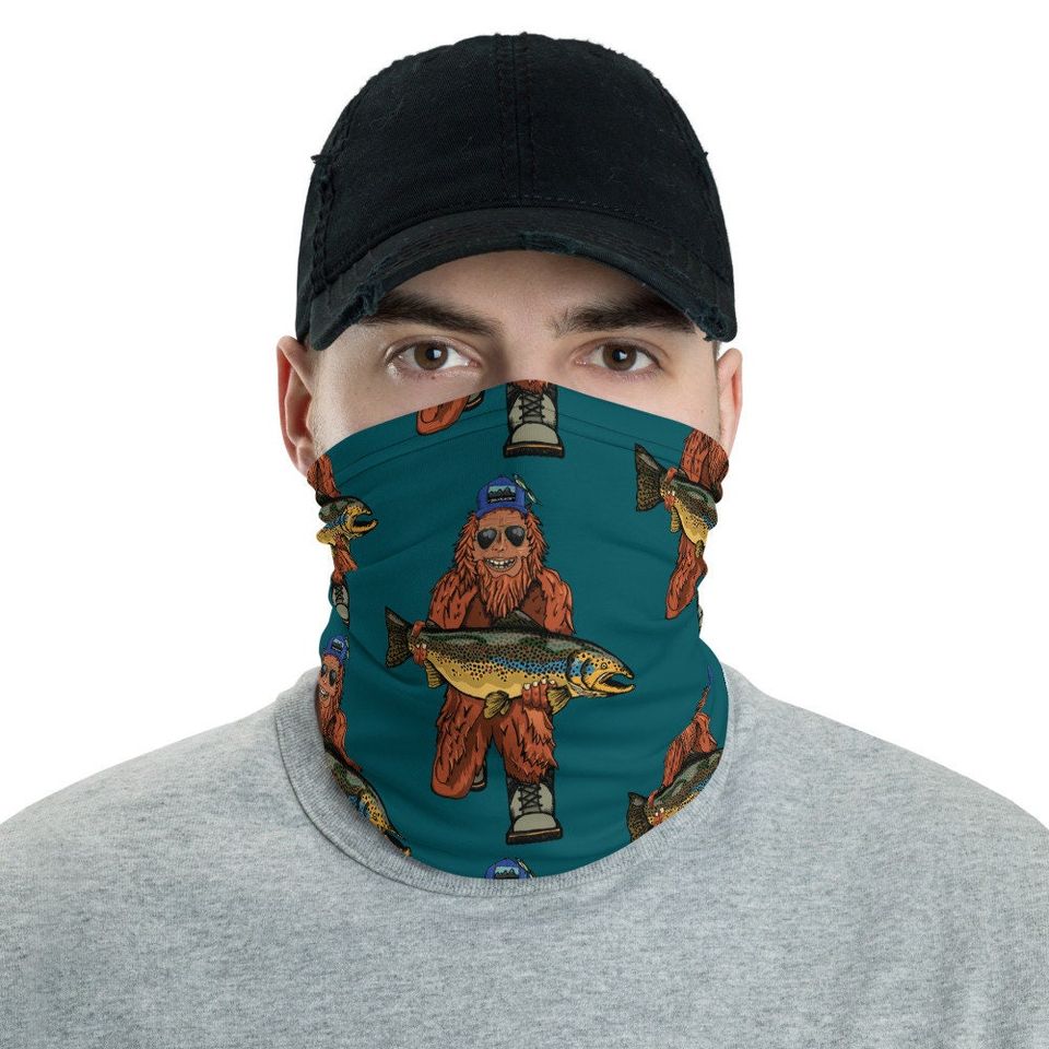 Neck Gaiter - Trout Huntin' Squatch