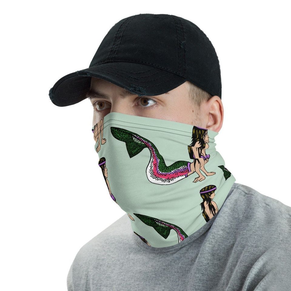 Neck Gaiter - Rainbow Mertrout