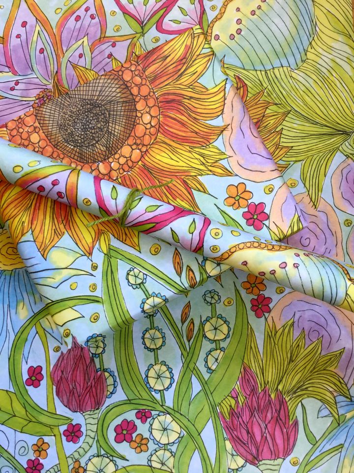 Wrapping Paper, Sunflower Wrapping Paper